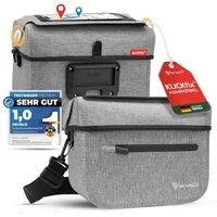 MIVELO Lenkertasche Fahrradtasche Lenker für KLICKfix, Fahrrad Tasche wasserdicht, KLICKfix kompatibel