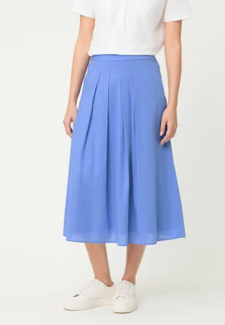 Olsen - Skirt Woven Casual Long bay blue - Gr. - 38