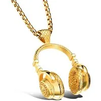 COLLEZIONE ALESSANDRO Kette mit Anhänger Kopfhörer, mit filigranen Details