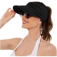 Coonoor Strohhut Sun Visor Hüte für Damen, verstellbare leichte Sommerhut
