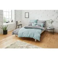 Bruno Banani Wendebettwäsche Merlin in Gr. 135x200 oder 155x220 cm, Linon, 2 teilig, Baumwollbettwäsche, Leinen-Look in Melange-Optik
