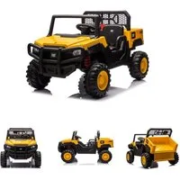 Chipolino Elektro-Kinderauto Elektrobuggy CAT Doppelsitzer, Belastbarkeit 50 kg, Elektrobuggy CAT Doppelsitzer