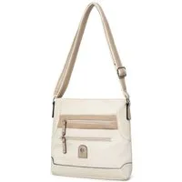 ITALYSHOP24 Schultertasche Damen Tasche Umhängetasche CrossBody Schultertasche CrossOver, Vintage Shopper Leder Optik Reisetasche Handtasche