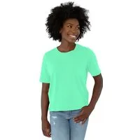 Gio Milano Kurzarmshirt G30-1116, in verschiedenen Farben kleines Metallherz an der Seite