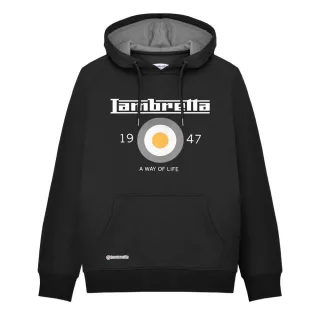 Lambretta - "AW24" Kapuzenpullover für Herren (Schwarz)