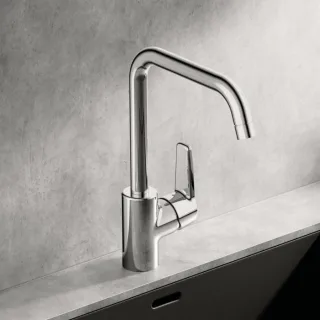 Hansa Hansapolo Küchenarmatur 51562293 schwenkbar, Ausladung 203 mm, chrom