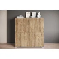 OTTO home PC-Schrank Kenia, Sekretär, Home Office (1 St), Mit Push-to-open, Tastaturauszug und praktischem Stauraum