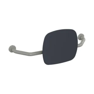Hewi 801 Rückenstütze 801.51.917295 Wandabstand 230mm, Lehne anthrazitgrau, felsgrau