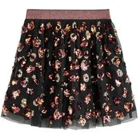 Next Paillettenrock Paillettenrock mit Animalprint (1-tlg)