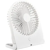 Reality Leuchten Tischventilator, leise, Akku Ventilator für Unterwegs, USB Lüfter, Höhe 23cm