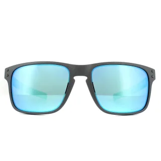 Oakley Lunettes De Soleil Holbrook MIX OO9384-10 Acier PRIZM SAPPHIRE POLARISÉ