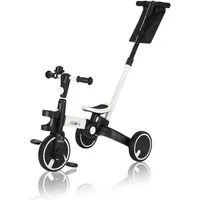 FableKids Dreirad EMMA 7in1 Kinderdreirad Laufrad Lernrad Kinder Fahrrad, ab 18 Monaten Becherhalter, Klingel Lenkstange