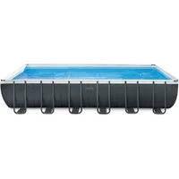 Intex Framepool Set Ultra Quadra XTR 732 x 366 x 132 cm, inkl. Sandfilteranlage (Set, Inkl. Sandfilteranlage), Präzisionsgefertigtes Verriegelungssystem
