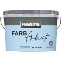 Primaster Wandfarbe Primaster Farbambiente Wandfarbe matt himmelblau 1