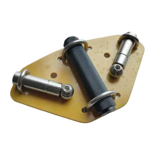 Shortwave Antenna V Base 5mm Epoxy Board CNC Cut 102mm Aluminum Alloy Rod Compatible with Tripod Light Stand Universal T