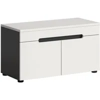 Home affaire Sitzbank REHAT, TOPSELLER!, Breite 80cm, 2 Türen, 2 Fächer (in verschiedenen Farben erhältlich), Garderobenbank, Flurbank, Dielenbank, Bank mit Stauraum, Bank