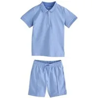 Next Shirt & Shorts Kurzärmeliges Polo-Shirt und Shorts im Set (2-tlg)