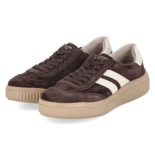 Remonte Low Sneaker - Gr. 36 - Braun - Rauleder