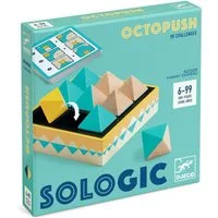 DJECO Lernspielzeug SOLOGIC: OctoPush Schiebepuzzle in 3D Logikspiel für Kinder ab 6 Jahre, Logikspiel