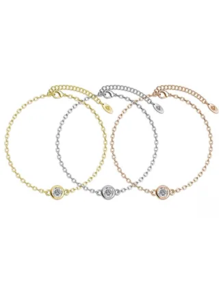 Trio Geburtsstein Armbänder - Multi und Kristall