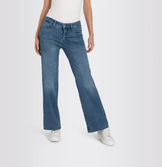 MAC - MAC JEANS - DREAM WIDE, Authentic mega flex blau - Gr. - 32