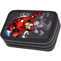 CoolPack Federmäppchen Etui, Marvel, Avengers, befüllt