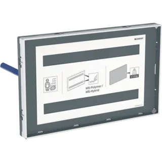 Geberit Abdeckplatte Sigma, flächenbündig, mit Sichtrahmen, 115697001 115697001