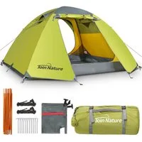 Join Nature Kuppelzelt Camping Zelt Familienzelt Doppellagiges Kuppelzelt Ultraleicht Zelt, Personen: 4 (packung)