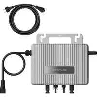 SUNNIVA Wechselrichter EcoFlow Stream Mikro-Wechselrichter 800W EFStreamMI800W, (2× MPPT, IP67 wetterfest, WLAN & Bluetooth, Plug-&-Play Balkonkraftwerk Inverter inkl. 5m Anschlusskabel zur Steckdose)