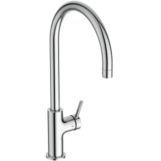Ideal Standard Küchenarmatur Ceraline Nuovo Ausladung 200mm hoher Auslauf Chrom, BE265AA BE265AA