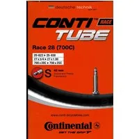 CONTINENTAL Fahrradschlauch Continental Race 28 (700C) Schlauch 28 Zoll SV (18/25-622/630) SV 42mm, 1,00, 0,90, 3/4, 0,95, 0,80