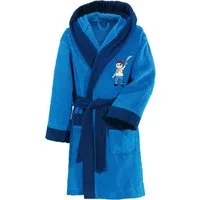 Erwin Müller Kinderbademantel Kinder-Bademantel mit Kapuze, Rückenlänge: 65 cm, Frottier, mit Kapuze, default, Walk-Frottier Uni