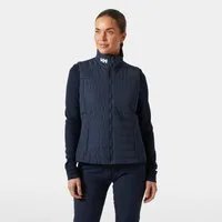 Helly Hansen Steppweste W CREW INSULATOR VEST 2.0 mit Stehkragen, hüftlang, aus Polyester, wind- und wasserabweisend