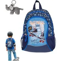 fabrizio® Kinderrucksack Rucksack Jungen Kindergarten Kinder Tasche, Kindergartenrucksack Reise Handgepäck Skateboard PRO 20652 +e
