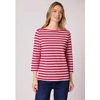 STREET ONE 3/4-Arm-Shirt aus reiner Baumwolle