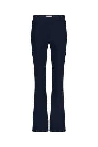Studio Anneloes - Flair bonded trousers dark blue - Gr. - XS
