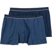 CECEBA Boxershorts Ceceba Bambus Pants 2er-Pack XXL navy/geringelt (Spar-Pack, 2-St., 2er-Pack)