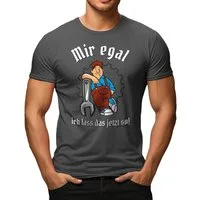 RAHMENLOS® T-Shirt für Handwerker: Mir egal, ich lass das jetzt so!