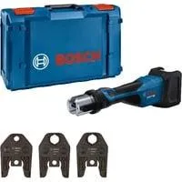 Akku-Presswerkzeug GPT 18V-32 Professional solo, 18Volt, Kit M, Pressmaschine blau, ohne Akku und Ladegerät, 3 Pressbacken Standard M, in L-BOXX
