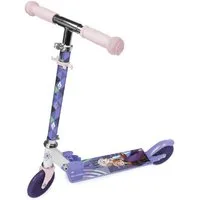 Disney Frozen Miniscooter - Kinder Scooter max. bis 50 kg – höhenverstellbar & klappbar, Rutschfeste Trittfläche, Rücktrittbremse