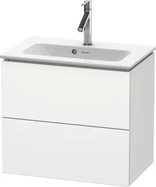 Duravit L-Cube Waschtischunterbau wandhängend Weiß Supermatt 620x391x550 mm - LC625608484 LC625608484