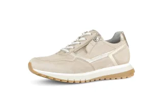 pius gabor - Sneaker low Rauleder beige beige - Gr. - 6.5 UK