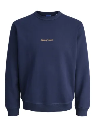 JACK&JONES - JORNORREBRO EMB SWEAT CREW NOOS Ocean Cavern - Gr. - L