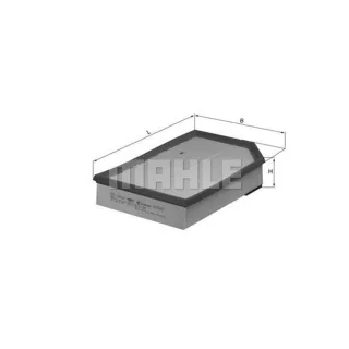 Mahle Luftfilter Volvo Xc90 2,5