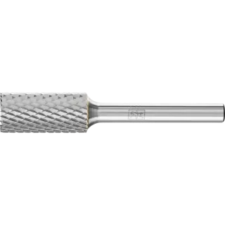 PFERD TOOLS Hartmetall Frässtift Zylinder ZYAS stirnirnverzahnt Z4 universal mittel fein - 21100546