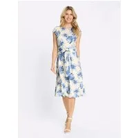 Sieh an! Etuikleid Jersey-Kleid Kurzarm