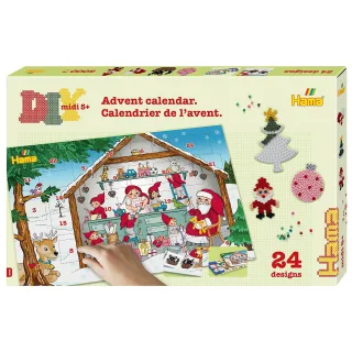 Hama Bügelperlen Adventskalender