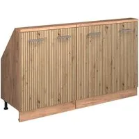 Vicco Kommode Rion, Artisan-Eiche/Goldkraft Eiche/Goldkraft Eiche, 2er Set (2 St)