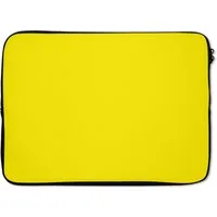 MuchoWow Laptop-Hülle Gelb - Zitrone - Neon - Farben 13.3 Zoll, Laptopsleeve, weiches Innenfutter zum Schutz Kratzern, Laptoptasche