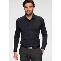 OLYMP Langarmhemd Luxor 24/Seven modern fit Jerseyshirt mit geruchshemmenden Materialeigenschaften